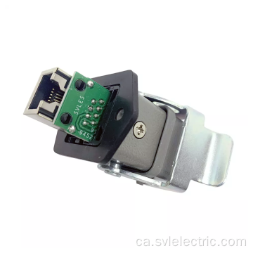 Connector de deure resistent RJ45 doble RJ45